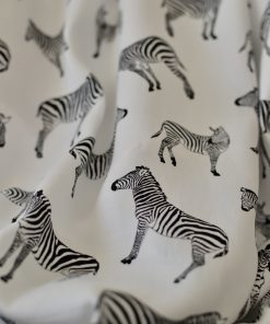 Seide Baumwolle Die Zebras