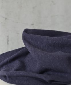 Leinen Cotton Strick Navy