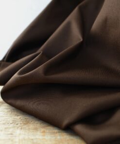 Trench Coat Stoff aus Italien schokobraun