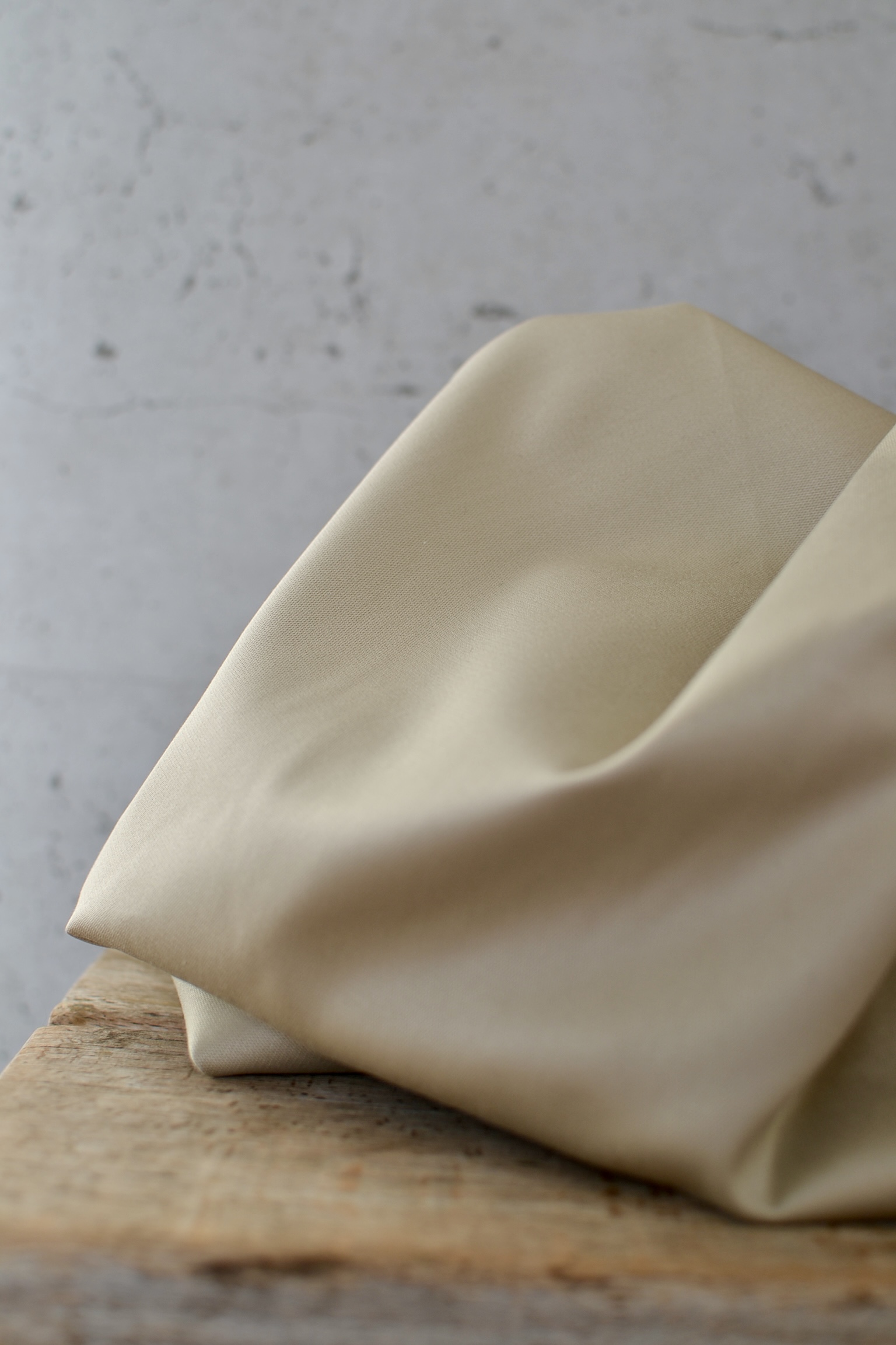 Trench Coat Stoff aus Italien sandfarben