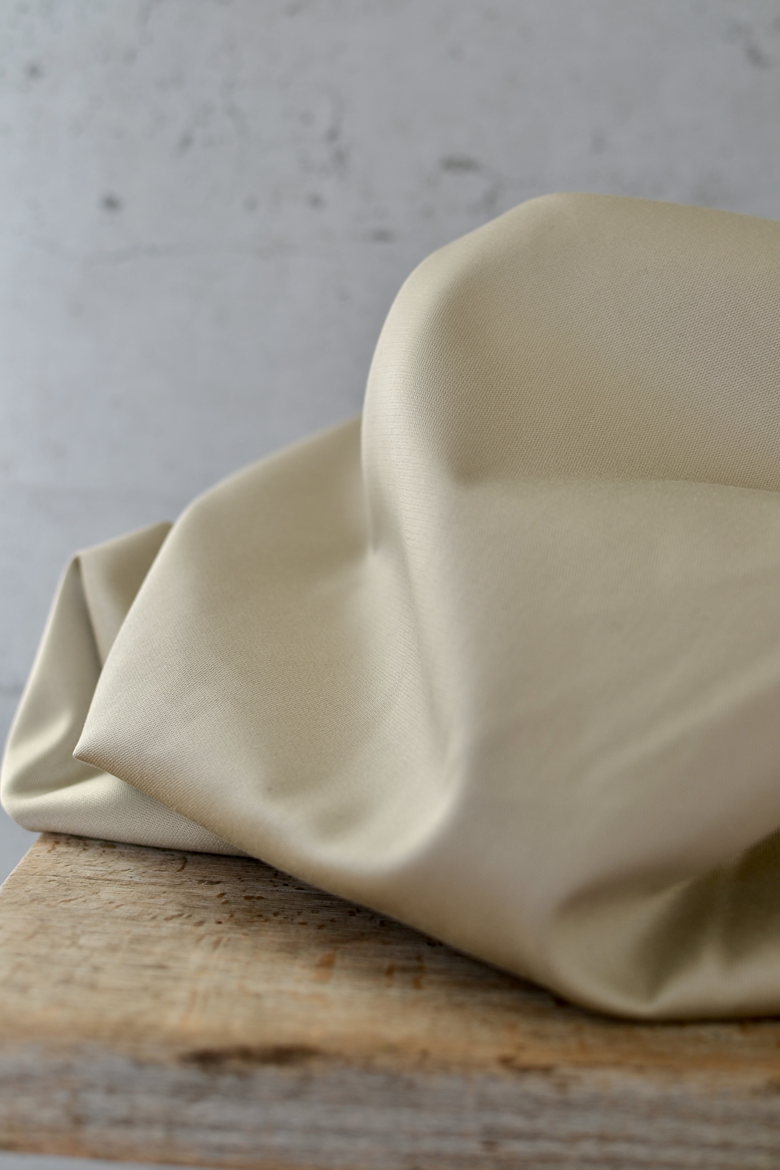 Trench Coat Stoff aus Italien sandfarben