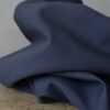 Dunkelblauer Designerüberhang - italienische Schurwolle