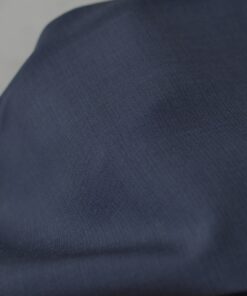 Dunkelblauer Designerüberhang - italienische Schurwolle