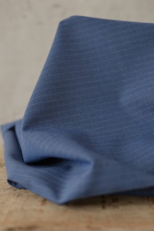 Designerstoff aus Italien - Schurwolle Azzurro