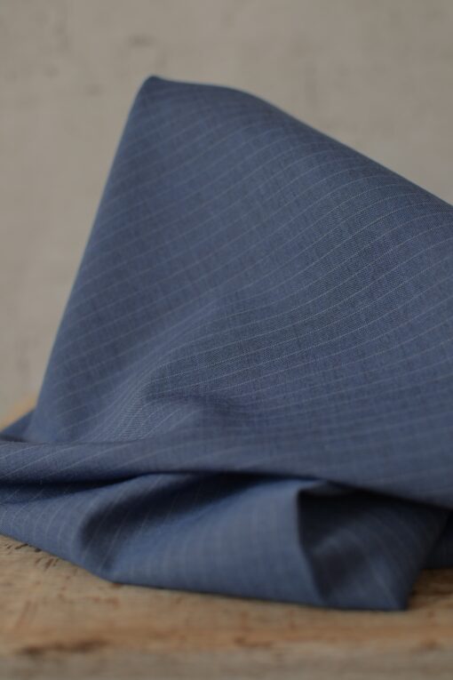 Designerstoff aus Italien - Schurwolle Azzurro