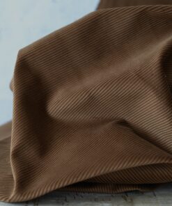 italienischer Cord Stoff Herbstfarbe Honig-Senf