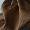 italienischer Cord Stoff Herbstfarbe Honig-Senf