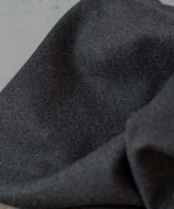 Schurwolle Designerstoff Anthrazit