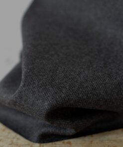 Schurwolle Designerstoff Anthrazit