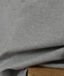 Schurwolle Flanell Grigio Designerstoff Italien