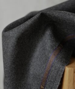 Schurwolle Flanell Scuro Designerstoff Italien
