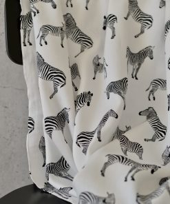 Seide Baumwolle Die Zebras