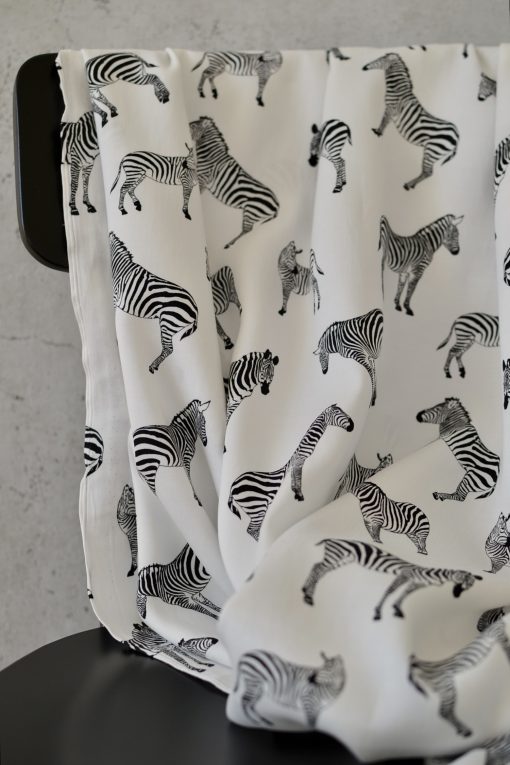 Seide Baumwolle Die Zebras